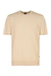 Hugo Boss Boss Short Sleeve Sweater In Neutral
