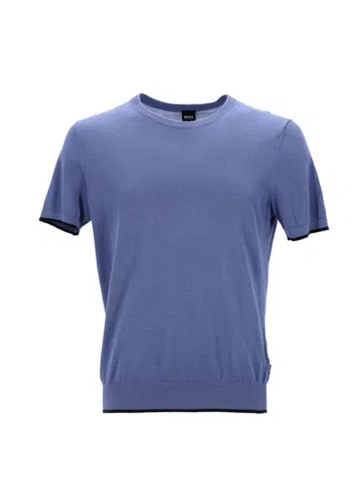 Pre-owned Hugo Boss Short-sleeve T-shirt In Blue
