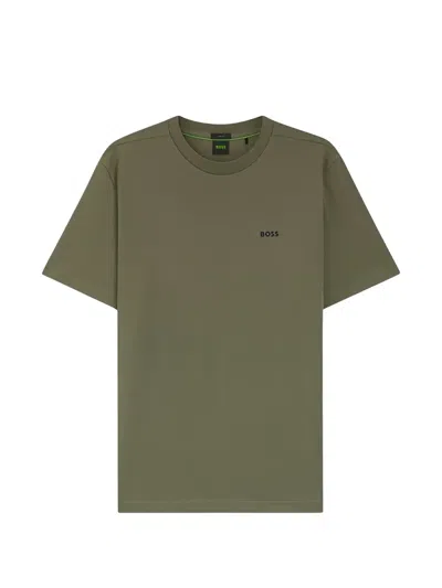 Hugo Boss Short-sleeve T-shirt In Green