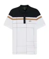 Hugo Boss Slim-fit Polo Shirt In Quick-dry Stretch Cotton In White