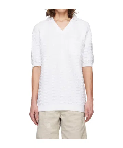 HUGO BOSS SHORT-SLEEVED JACQUARD POLO SHIRT