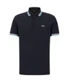 Hugo Boss Short-sleeved Polo Shirt In Black