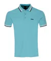 Hugo Boss Short-sleeved Polo Shirt In Blue