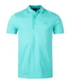 Hugo Boss Short-sleeved Polo Shirt In Blue