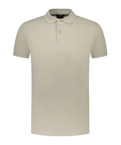 Hugo Boss Short-sleeved Polo Shirt In Nude