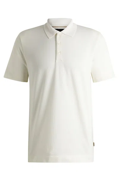 Hugo Boss Short-sleeved Polo Shirt In White