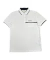 Hugo Boss Short-sleeved Polo Shirt In White