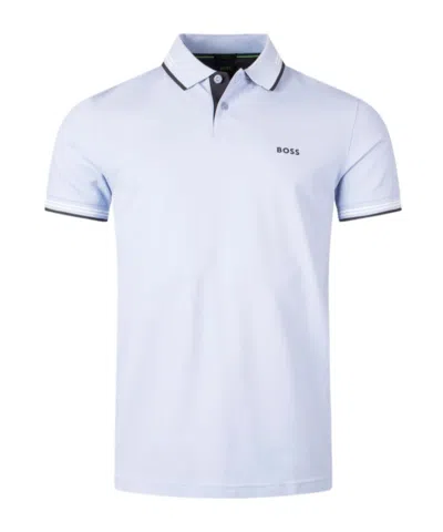 Hugo Boss Short-sleeved Polo Shirt In White