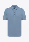 Hugo Boss Boss Camel Breathable Cotton Polo With Buttoned Placket