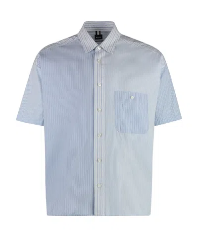 Hugo Boss Short-sleeved Shirt In Gray