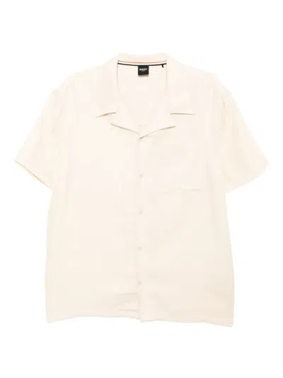 Hugo Boss Short-sleeved Shirt In Neutral