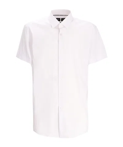 Hugo Boss Short-sleeved Shirt In White