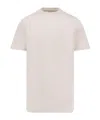 Hugo Boss Ribbed Crew-neck Cotton T-shirt With Side Slits
