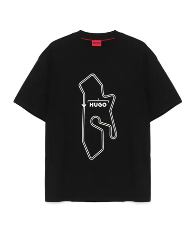 Hugo Boss Short-sleeved T-shirt In Black
