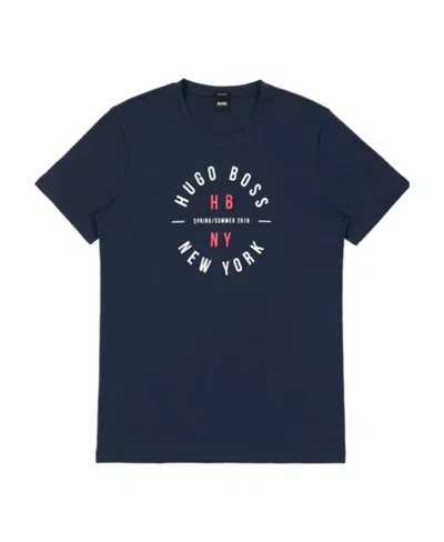 Hugo Boss Short-sleeved T-shirt In Black