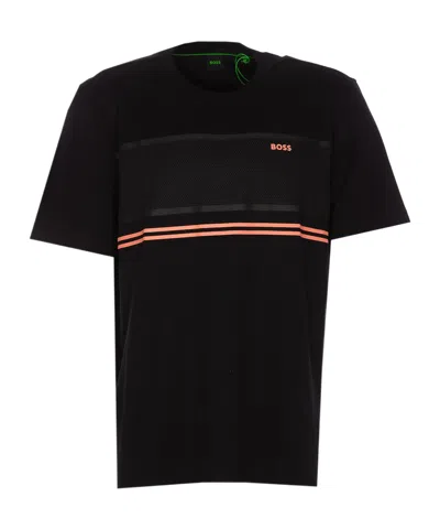 Hugo Boss Short-sleeved T-shirt In Black