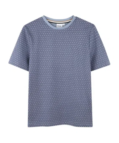 Hugo Boss Short-sleeved T-shirt In Blue