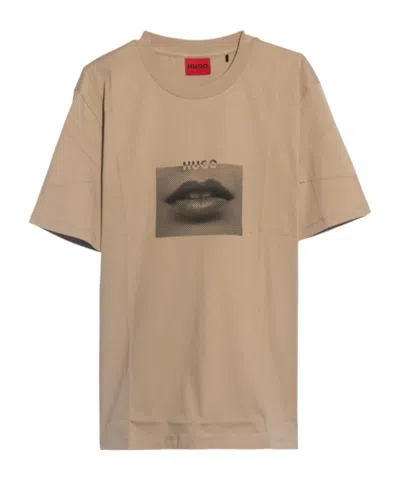 Hugo Boss Short-sleeved T-shirt In Brown
