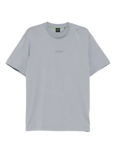 Hugo Boss Short-sleeved T-shirt In Gray