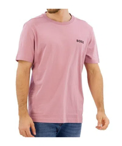 Hugo Boss Short-sleeved T-shirt In Pink