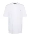 Hugo Boss White Regular-fit Monogram Print T-shirt In White