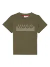 Hugo Boss Short Sleeves T-shirt In Green