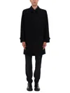 Hugo Boss Hugo Short Wool Coat In Black