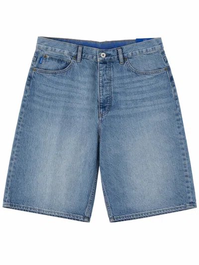 Hugo Boss Hugo Regular-fit Denim Shorts In Blue