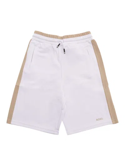 Hugo Boss Kids' Shorts In White