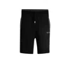 Hugo Boss Shorts With Contrast Piping In Black