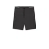 Hugo Boss Shorts With Stripe Details In Black