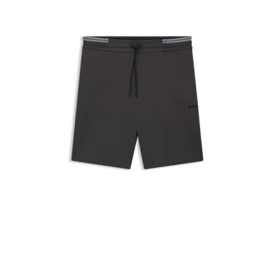 HUGO BOSS SHORTS WITH STRIPE DETAILS