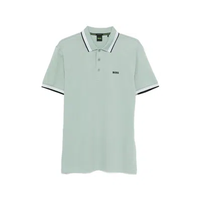 Hugo Boss Short-sleeve Polo Shirt In Green