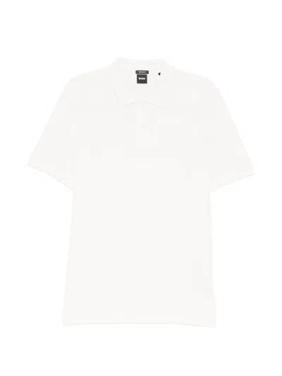 Hugo Boss Short-sleeve Polo Shirt In Neutrals