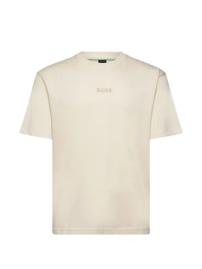 Hugo Boss Short-sleeves T-shirt In Brown