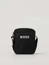 Hugo Boss Catch 3.0 Mens Crossbody Bag With Signature-stripe Strap Nos
