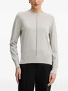 Hugo Boss Side-slits Sweater In White