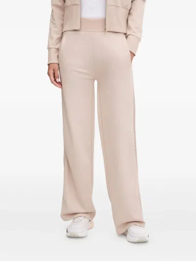 Hugo Boss Side-stripe Trousers In Neutral