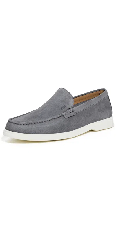 Hugo Boss Boss Premium Leather Loafers For Men In Animal Print