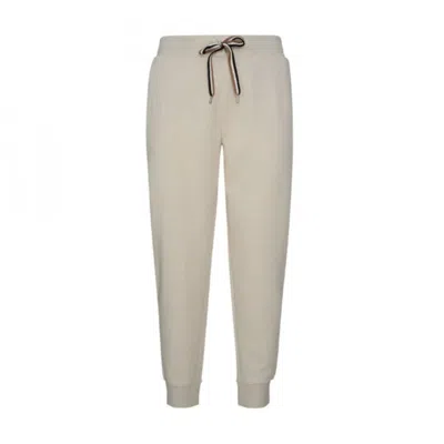 HUGO BOSS SIGNATURE-STRIPE TRACKSUIT BOTTOMS, SIZE MEDIUM