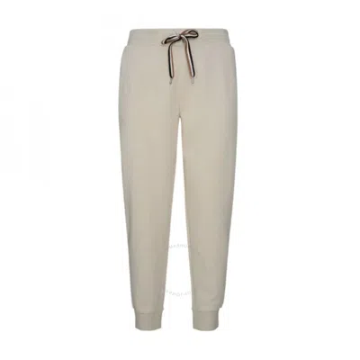 Hugo Boss Signature-stripe Tracksuit Bottoms In White