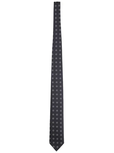 Hugo Boss Silk Blend Tie In Black