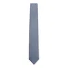 Hugo Boss Silk-blend Tie With Jacquard Pattern In Blue