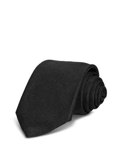 Hugo Boss Silk Classic Neat Tie In Black