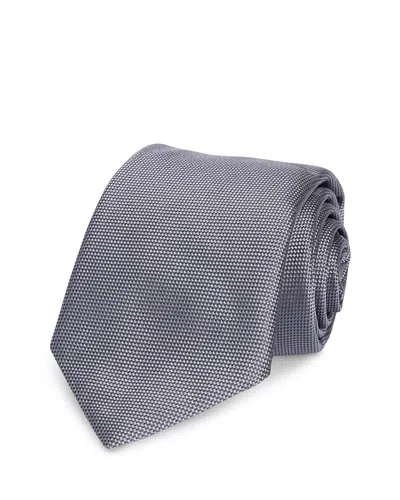 Hugo Boss Silk Classic Neat Tie In Blue