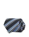 Hugo Boss Silk Classic Stripe Tie In Multi