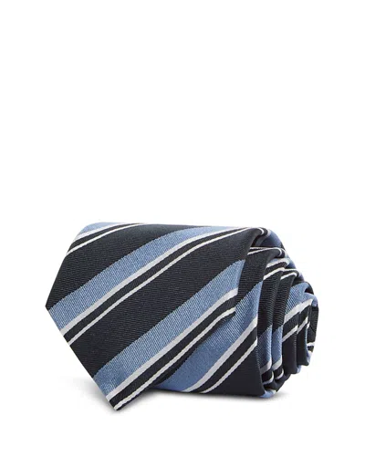 Hugo Boss Silk Classic Stripe Tie In Multi