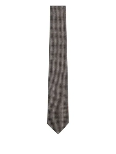 Hugo Boss Silk Neckwear In Gray