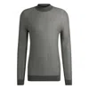Hugo Boss Silk Regular-fit Sweater With Knitted Structure In Grey