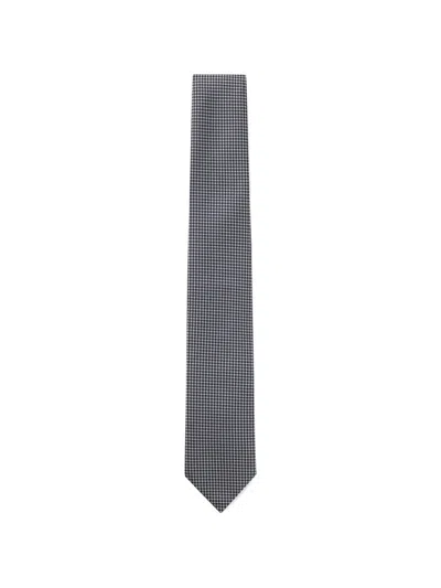 Hugo Boss Silk Tie In Blue